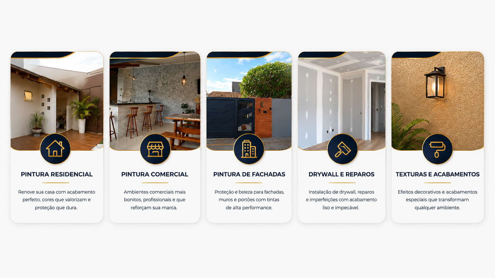 Pintura residencial, pintura comercial, pintura de fachadas, drywall, reparos, texturas e acabamentos
